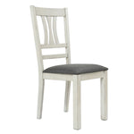 Modern Distressed Dining Chair, Set of 2 - LuxenHome