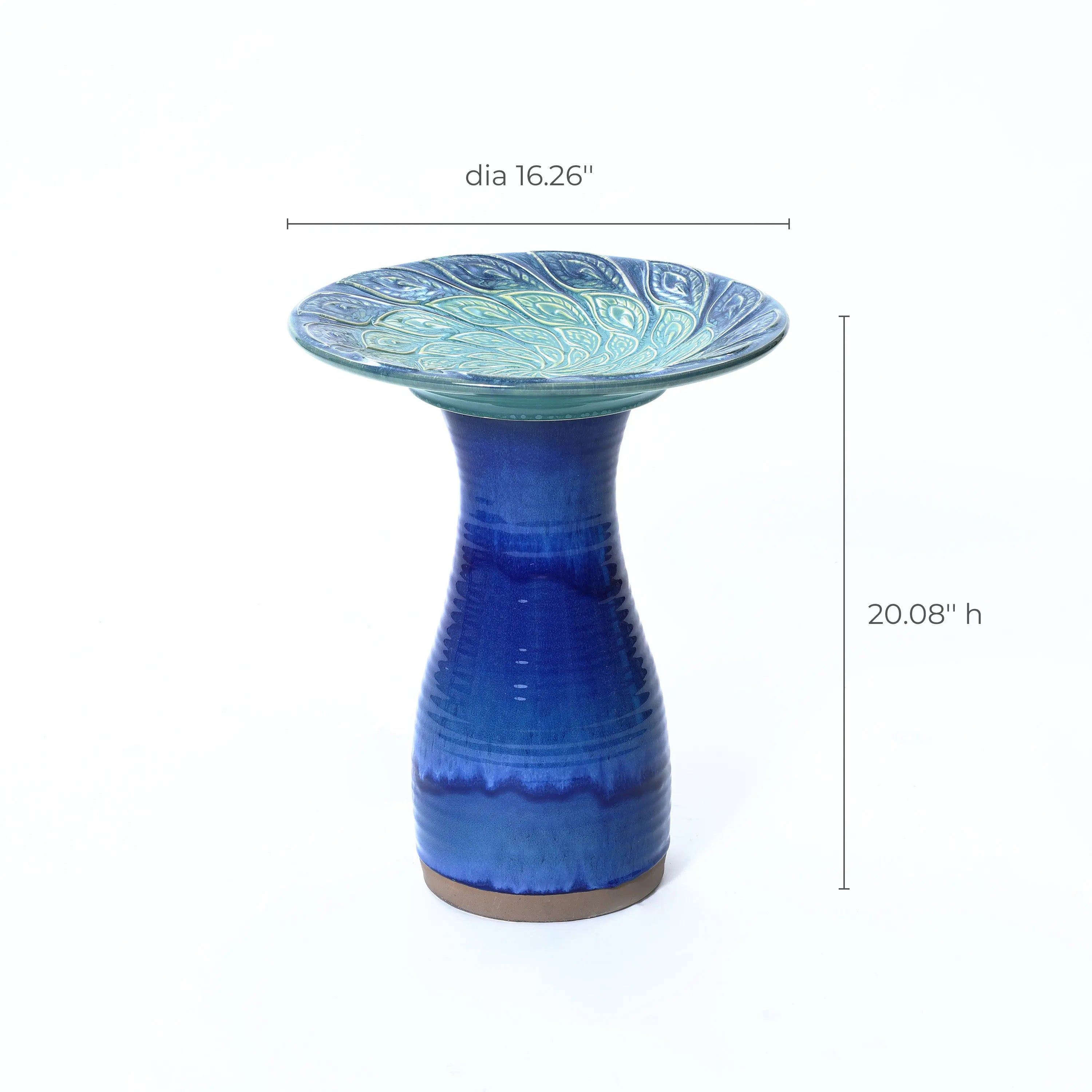blue-glass-bird-bath-with-a-diameter-of-20-inches