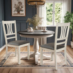 Modern Distressed Dining Chair, Set of 2 - LuxenHome