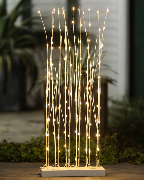 Lighted LED White Forest Branches Indoor and Outdoor Decoration