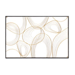 overlapping-golden-loops-and-curves-on-a-white-backdrop-framed-in-black-wall-art