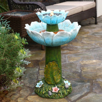 blue-water-fountain-with-flowers