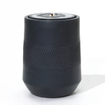 black-cement-outdoor-bubbling-fountain-with-light