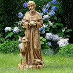 Grace series garden statue, Saint Francis - LuxenHome