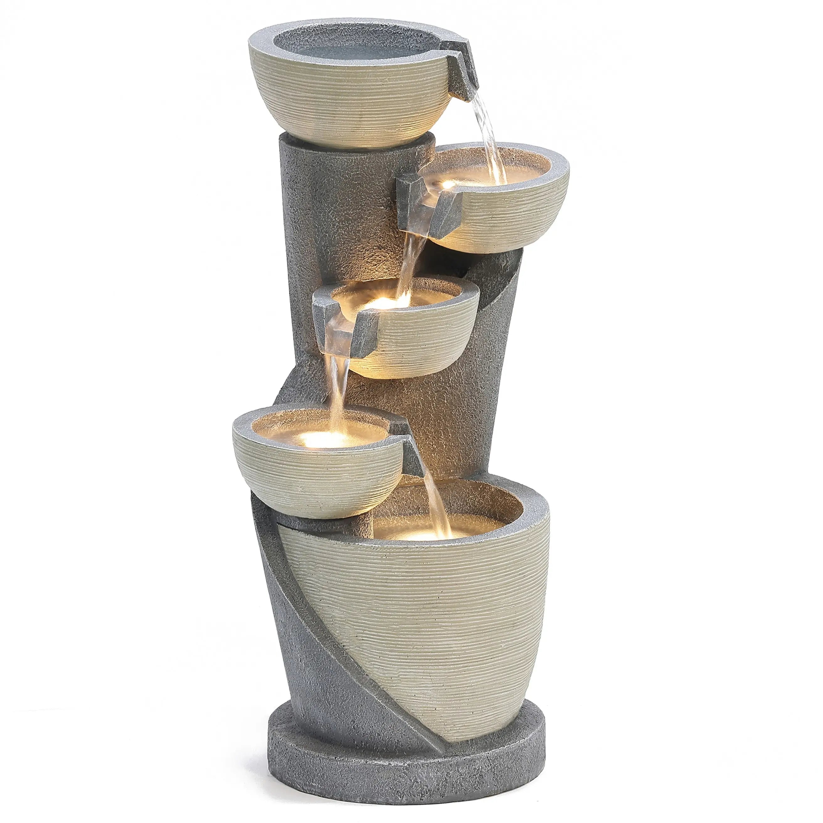 column-shape-cascading-water-fountain