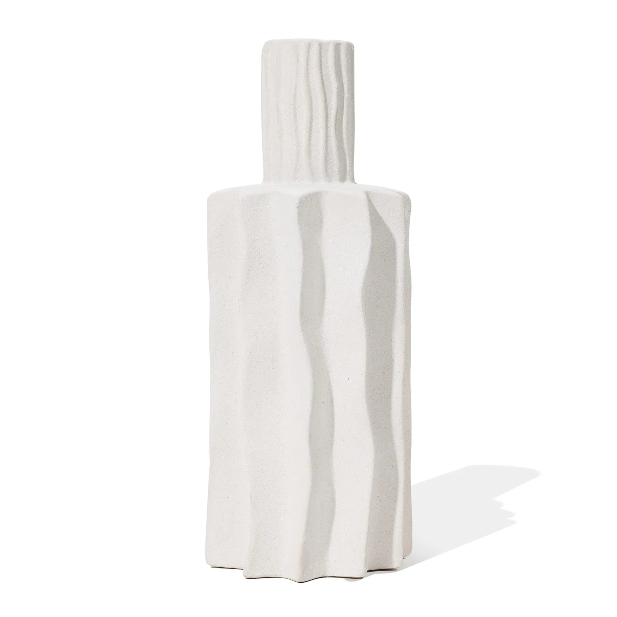 fluted-body-with-narrow-neck-of-tall-stoneware-vase