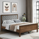 Francis platform bed, queen - LuxenHome