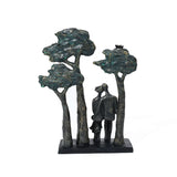 Lovers siting decorative sculpture - LuxenHome