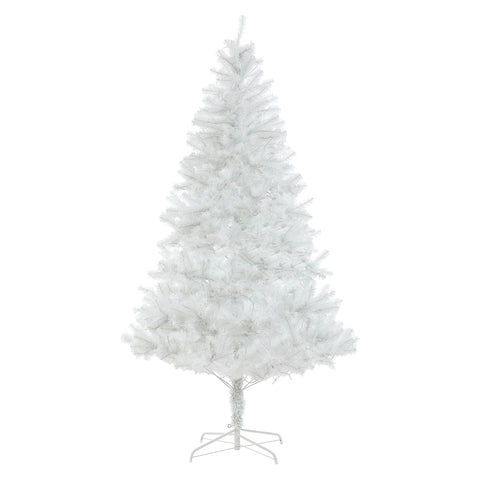7ft Pre-Lit LED Artificial White Full Fir Christmas Tree
