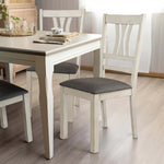 Modern Distressed Dining Chair, Set of 2 - LuxenHome